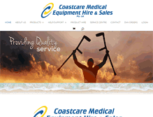 Tablet Screenshot of coastcaremed.com.au